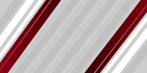 Modern gray abstract vector long banner background.Abstract background design with geometric shape.red and white banner background with diagonal stripes design.Futuristic lighting background.