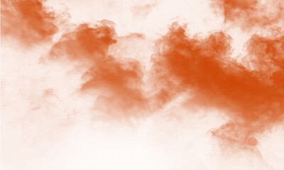 Apocalyptic Skies: An Abstract View of a Burnt Orange Cloudscape on Deep Black