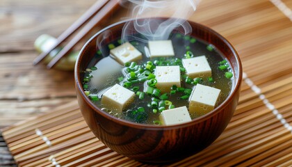 Tofu Miso Soup A Bowl of Comforting Flavors with Japanese Cuisine