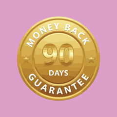 Money back guarantee icon vector for graphic design.