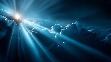 Abstract heavenly background showing brilliant light radiating from heaven realm divine revelation concept supernatural divine illumination spiritual celestial glory Christian