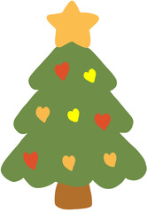 illustration of a christmas tree