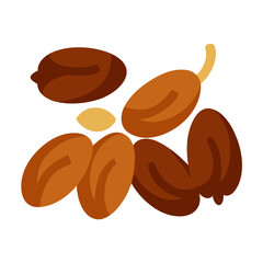 dates on white background