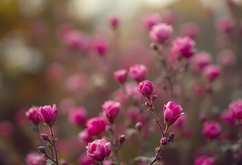 close up of pink flowers