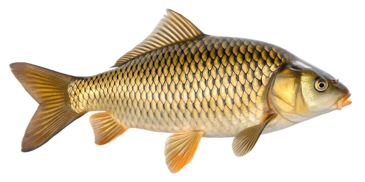 Carp PNG Realistic Fish Isolated on Transparent Background