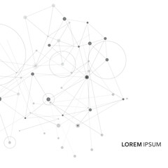 Dark technology background. Technology concept vector illustration