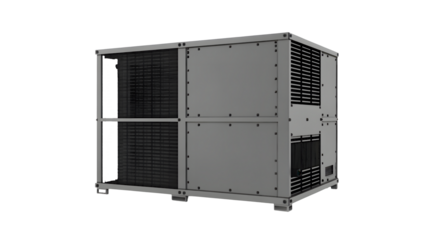 Modern industrial HVAC unit for efficient climate control and ventilation systems, designed for commercial buildings and infrastructure projects