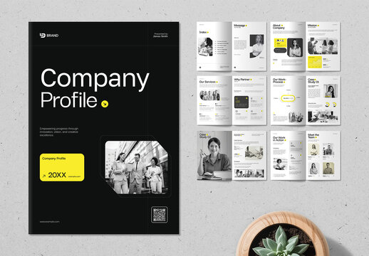 Modern Company Profile Brochure Template