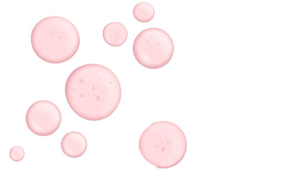 Water serum texture. Liquid gel drops. Clear cosmetic oil 