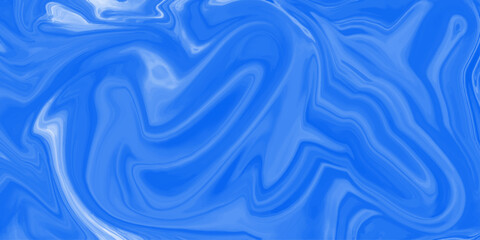 Abstract Blue and White Wavy Pattern. Abstract liquid blue background, can be used for background or wallpaper. abstract Beautiful blue and white Liquid Marble Swirl texture Background or wallpaper.	