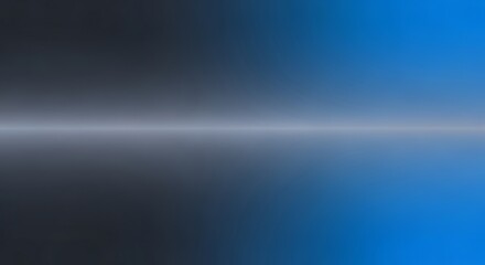 Fototapeta premium Abstract Blue and Gray Gradient with Horizontal Light Streak.