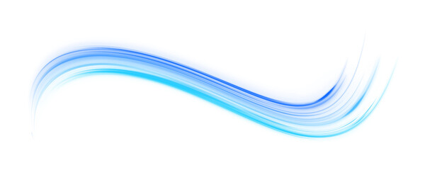 Blue digital light arcs radiate across the frame, evoking technology and clean motion. Perfect for modern banners, scientific visuals, and energy themes.