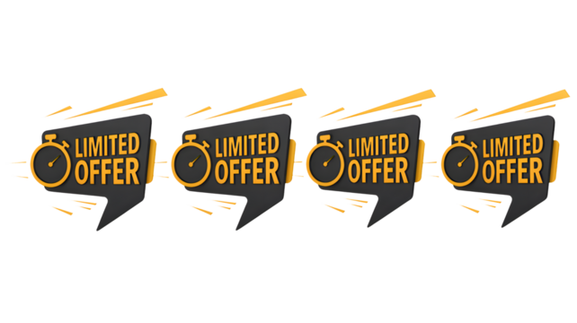 Dynamic limited offer countdown timers grab attention for urgent sales and promotions creating excitement and driving immediate action for your business