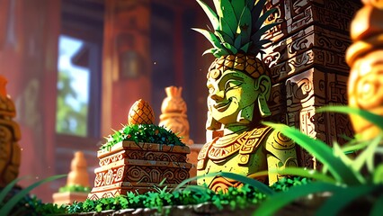 Ancient Ruins Statue