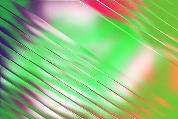 Abstract background with diagonal lines and vibrant blend of green colors