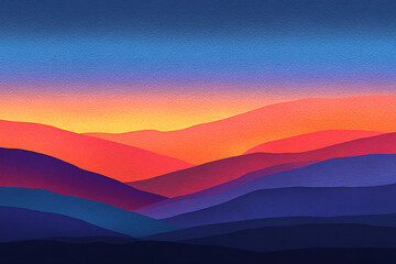 A fantastical forest with tall trees glowing in green and purple hues