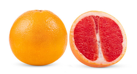 grapefruit isolated on transparent png (Image from camera)
