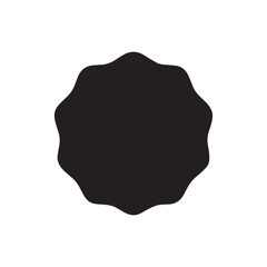 Frame border shape icon, decorative vintage doodle element for simple banner design in vector illustration. 