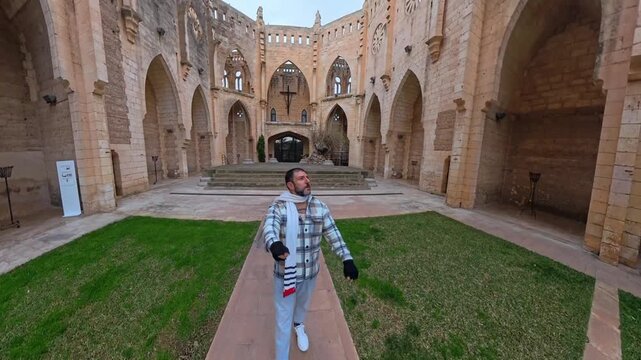 Touring the New Church of Son Servera in Mallorca spain