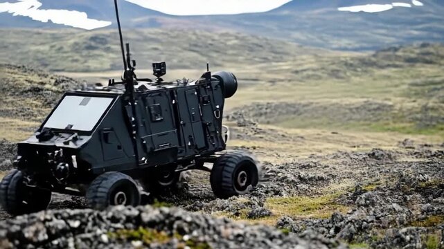 Gen Turbo zooms through rugged terrain showcasing advanced terrain navigation capabilities
