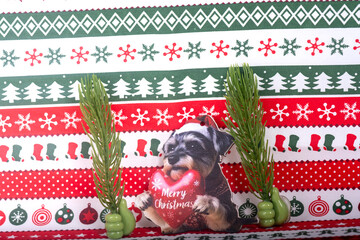 Christmas landscape with gifts and snow. Merry christmas and happy new year . Christmas celebration holiday background