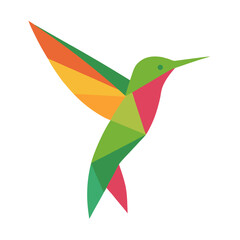 vector illustration of an abstract bird