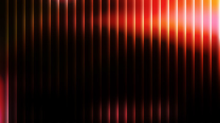 Glass stripes neon effect abstract red light streaks background vertical lines art