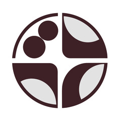 Abstract Firewall Logo – Modern Digital Fortress & Tech Protection