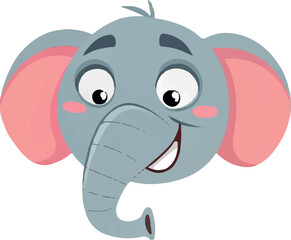 elephant cartoon coloring page