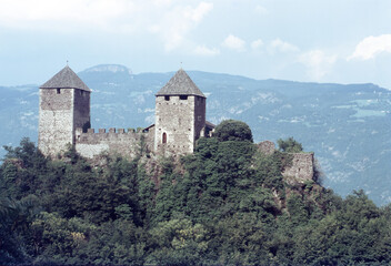 Castel Leone, medieval castle near Lana, in Bolzano province, Italy