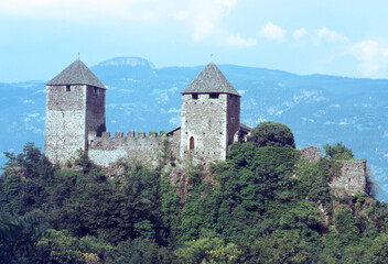 Castel Leone, medieval castle near Lana, in Bolzano province, Italy