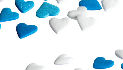 Abstract heart on white background