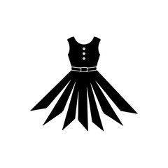 vector illustration of a wedding dress