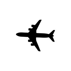 silhouette of a man hand holding airplane