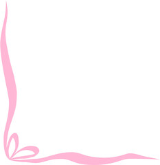 Cute Pink Bow Decorative Element, Cute Pink Ribbon Clipart