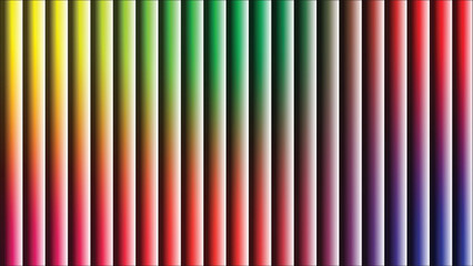 Print A vibrant collection of vertical stripes showcasing a full color spectrum