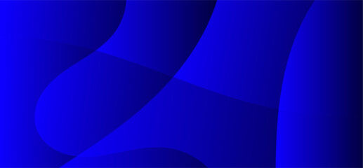 Fluid blue abstract shapes with soft gradients