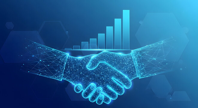Digital Partnership Agreement Innovation Strategy Connecting for Success Investment Opportunity Growth and Collaboration