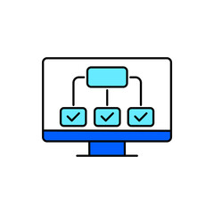 Icon of Audit Report and Business Compliance, isolated against a clean background.