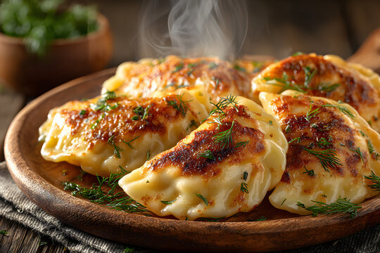 The best, most perfect, and most traditional Ukrainian food, known as peroh&ecirc; or pierog. Typical Christmas food.