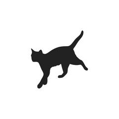 cat vector silhouette