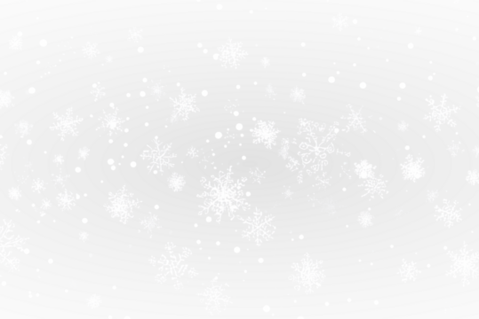 bright banner christmas card with snowflake border PNG