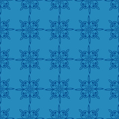 seamless pattern damask ornament geometric vector texture
