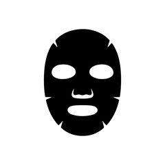 Cosmetic Sheet Face Mask Icon - Skincare and Beauty Treatment	