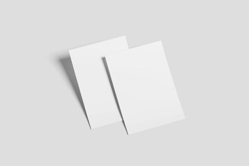 Blank A4 Poster Mockup