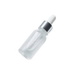 Serum Bottle Dropper of Skincare Essence Isolated on White Background for Beauty Product Promotion
