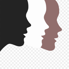  female community women's history month colorful illustration