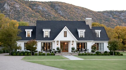 Striking Modern Farmhouse Architecture Surrounded by Nature in Tennessee