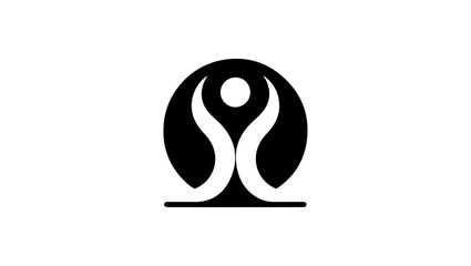 Wnovembro azul minimal black and white logo vector icon, 抽象 Logo, لوگو مفهومی, Symbolic Logo Design, Conceptual Logo Design, Ribbon Health Logo, White Ribbon Cancer Logo Design, Cancer Ribbon 