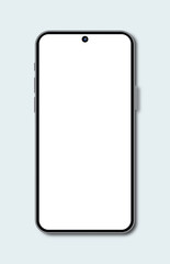 Modern Smartphone Blank Screen Mockup
